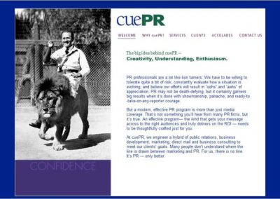 CuePR Website